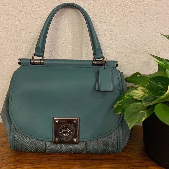 COACH SATCHEL-Drifter Top Handle In Mixed Material - Picture 1 of 8